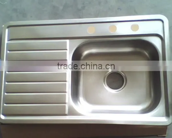 80x50cm XAL8050ER Stainless Steel Kitchen Sink Single Bowl Brushed Finish South America