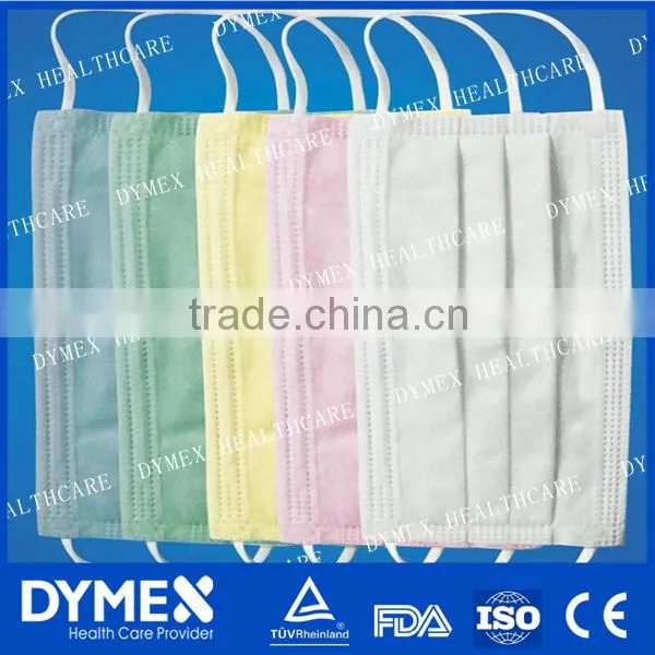 Disposable Medical White Paper Face Mask 2 Ply, 2ply Face Mask With Elastic Band photo-3