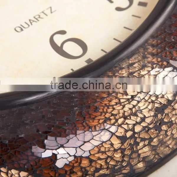 15 Inch Antique Design Mosaic Decorative Wall Clock photo-2