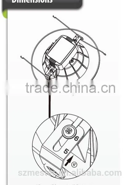 UL Indoor Ceiling Light 4" 5" 6" 2700K 10w Cob Led Downlight photo-4