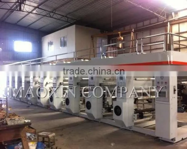 8 Color to 12 Color Automatic Electronic Shaft High Speed Gravure Plastic Film Printing Machine photo-2