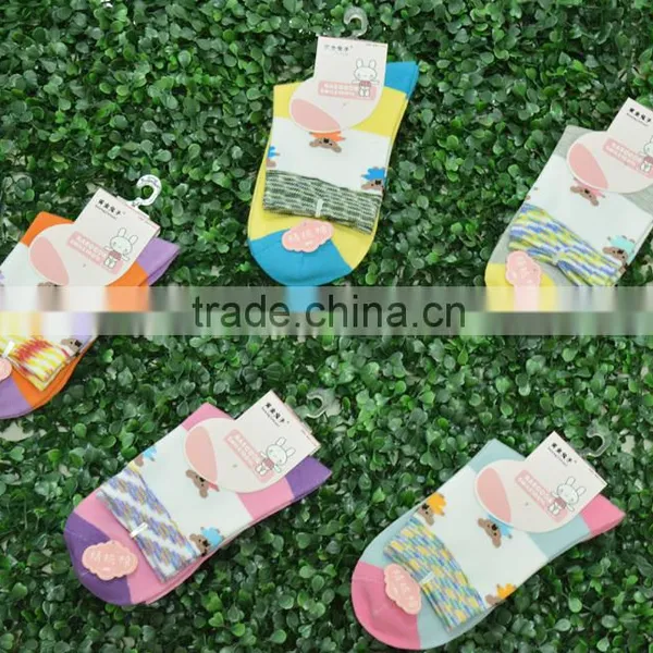 2015 New Arrival Bear Design Cotton Socks for Girls and Women School Socks photo-5