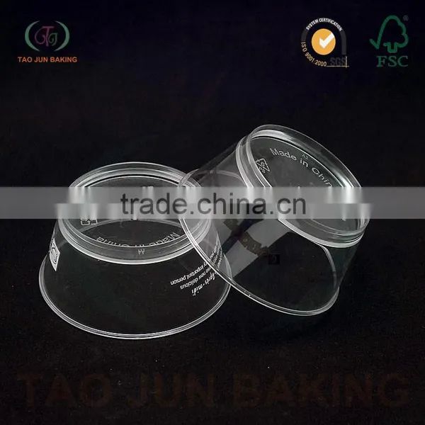 Round Shaped Plastic Jelly Cake Cup Container Ice-cream Tool Eco-friendly Materials photo-3