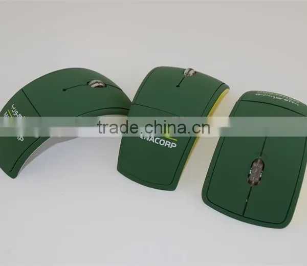 Custom Computer 2.4G Wireless Arc Gift Foldable Mouse photo-5