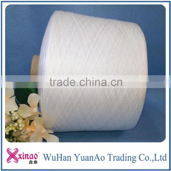 Bright Short Fiber Ring Spun Polyester Yarn photo-3