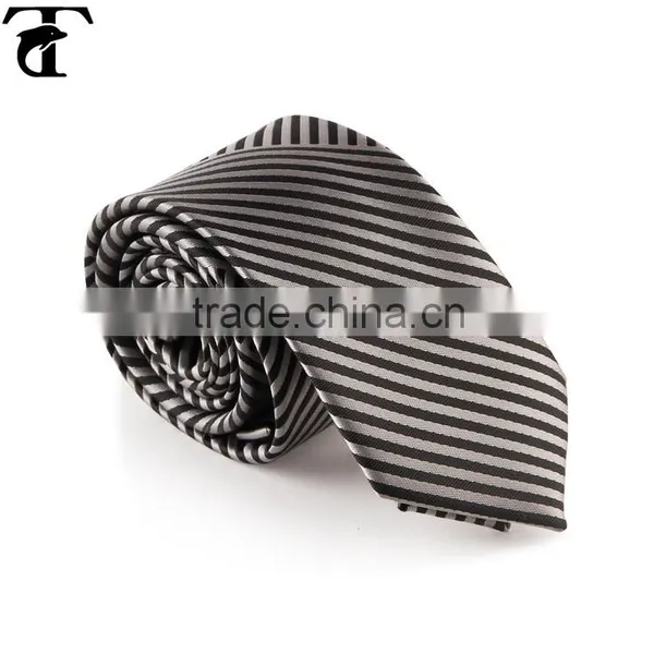 Fashion Design Mens Necktie Blue Stripe School Uniform Tie photo-3