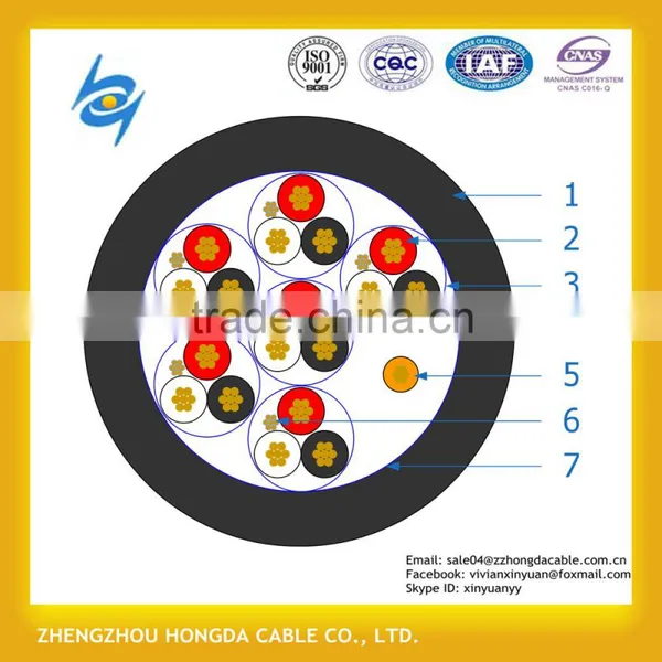 Multicore XLPE Insulation Pair Instrumentation Cable With GSW Armored 600/1000V photo-3