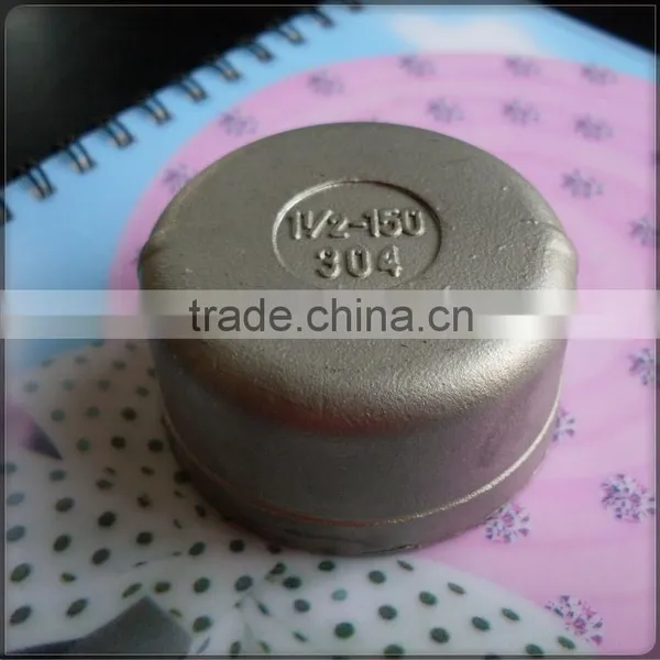 SS316 BSP round cap