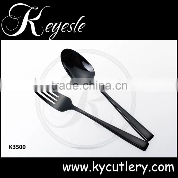 Black Gold Cutlery,cutlery Black Stainless,black Metal Cutlery Quality Choice photo-6