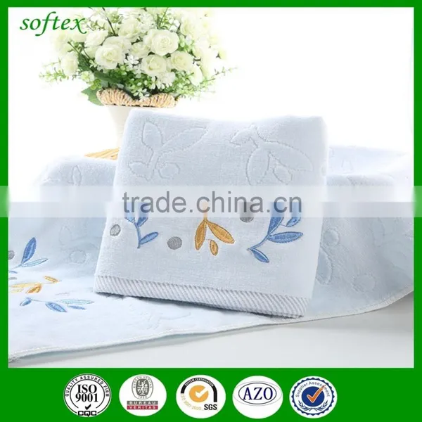 Velvet Towel Leaves High-grade EMBROIDERED HAND TOWEL GIFT SETS photo-4
