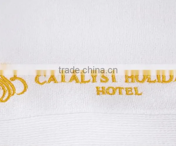 100% Cotton 16 Spiral White 5 Star Hotel Towels photo-3