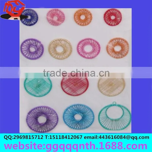 Metal Craft Color Electrophoretic Paint Special Brass Iron Wire Round Mesh Flower