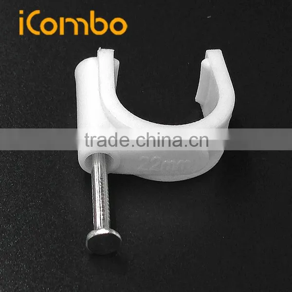 22mm Wire Holder for Wall Cable Tie Mounts Nail Clips Cable Loop Clamp photo-3