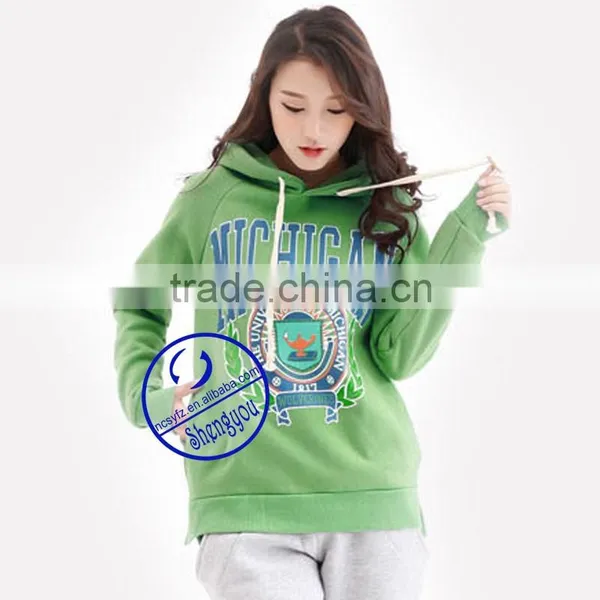 OEM Custom Cotton Women Pullover Hoodie Wholesale China photo-4