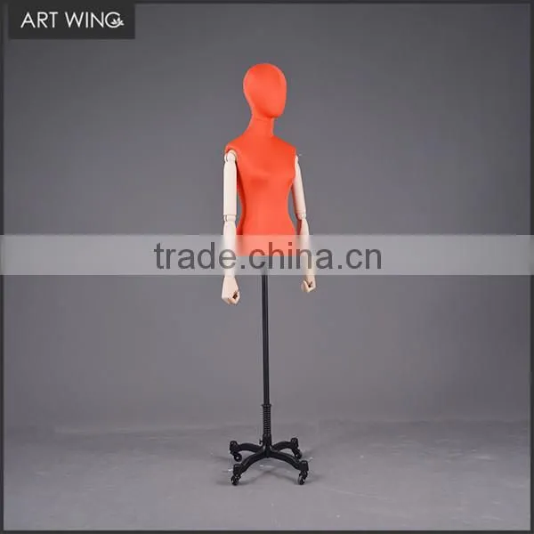 Display Body Form Female Fiberglass Fabric Dress Form Mannequin Canada photo-3