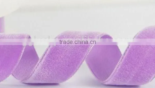 Decorative Single/Double Face Make Bow Printed Velvet Ribbon photo-2