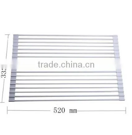 Hot Sell Stainless Steel Folding Dish Rack photo-2