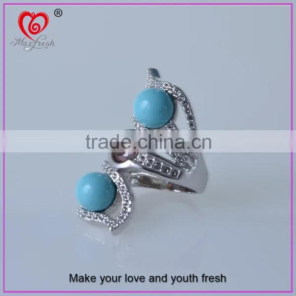China Jewelry Factory Direct Sale Finger Rosary Ring Silver Gemstone Ring High Quality Unique Ring