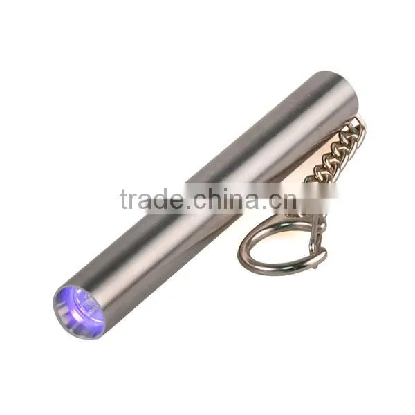 Mini 395nm Led Flashlight uv Aluminum Led Keychain Flashlight photo-2