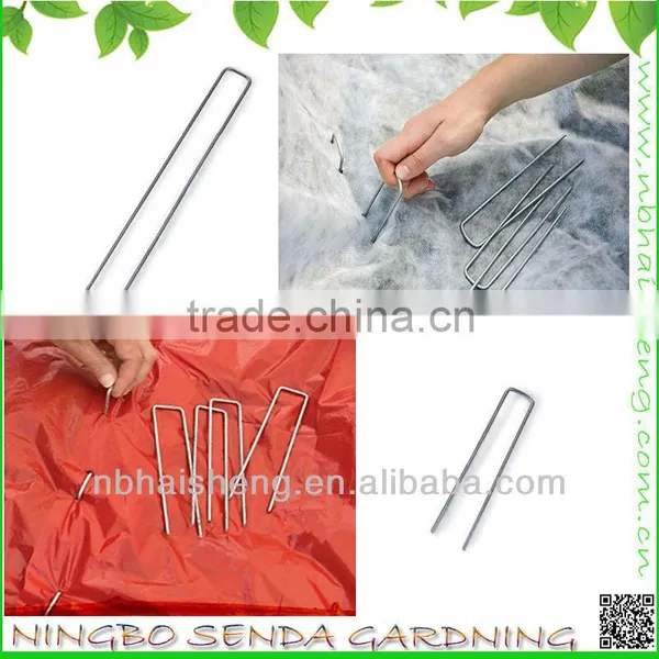 Painted Coated Landscape Staples/ Green Paint Sod Staple/ Grassland Staple