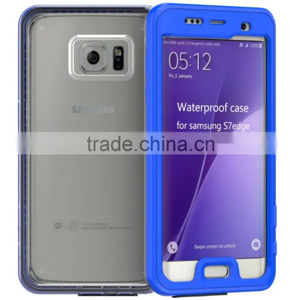 Luxury Waterproof Shockproof Clear Phone Case Cover For Samsung Galaxy S7 S7 Edge photo-3
