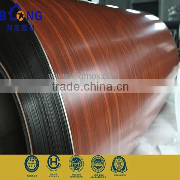 PE Wooden Grian Prepainted Aluminum Sheet Coil