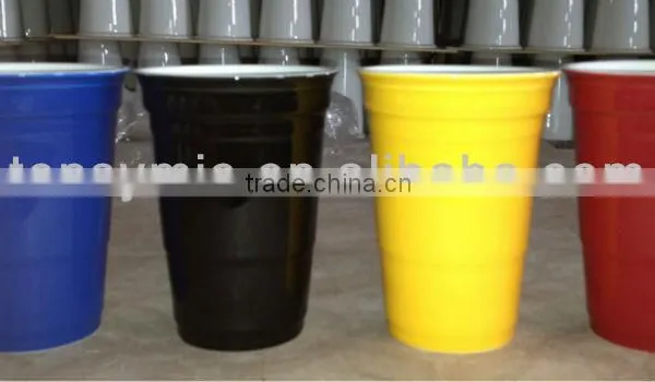 14OZ Porcelain Coffee Single/double Wall Mug With Silicon Lid Sublimation Mug photo-4