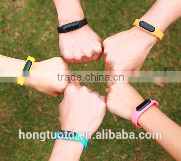 China Cheap Low Energy Waterproof Smart Bracelet Pedometer Intelligent Wrist Band Fitness Customized Oem Silicone TPU Wristband photo-2