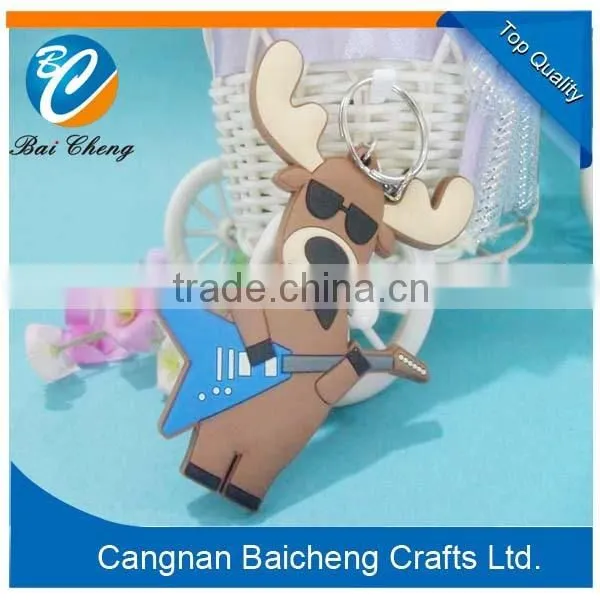 Promotional Chrismas Gift Soft Pvc Keychains for Kids and Friends of Cheap Price and High Fashion Quality for You to Advertise photo-3
