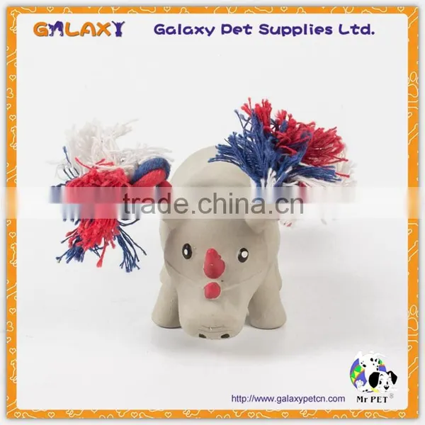 LY4023 Wholesale Squeaky Animal Shaped Small Latex Pet Toy Latex Dog Toy photo-3