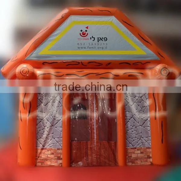 Orange Inflatable House, Inflatable Tent, Digital Whole Printing House photo-4