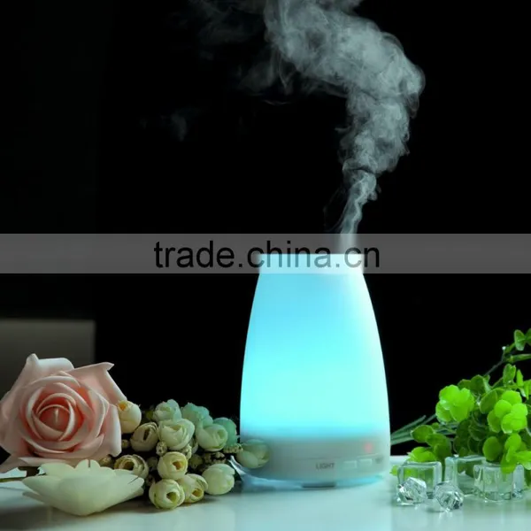 Big Promotion Colorful LED Aroma 100ml Portable Essential Oil Diffusers Wholesale photo-3