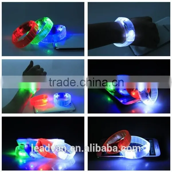 Wholesale Party/Star Live Concert Supplies Led Bracelet ,Led Sound Control Bracelet/Bangle/Wristband photo-5