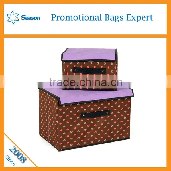 Non Woven Storage Box Toy Storage Bag Storage Box Foldable photo-3
