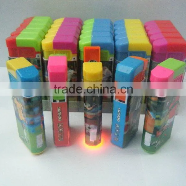 Led Windproof Lighter With Color Laber photo-2
