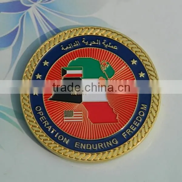 Custom Die Stamping Promotional Metal 3d Gold Coin photo-2