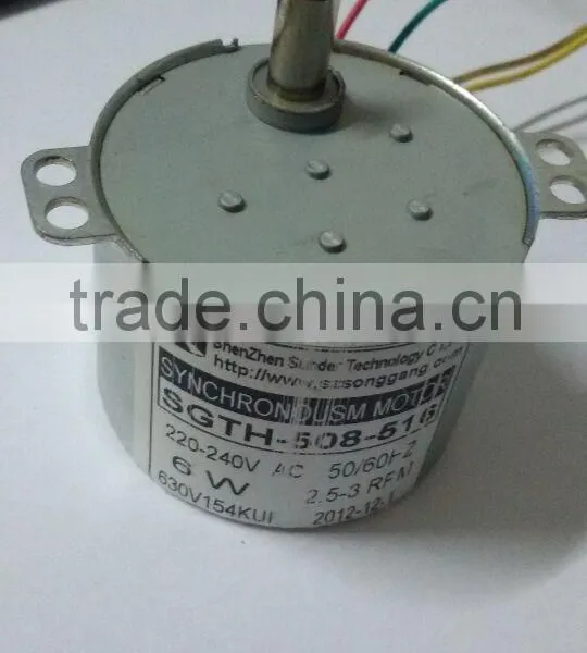 2.5RPM 4W High Torque and Low Speed AC Synchronous Motor Type Mirco AC Electric Motor