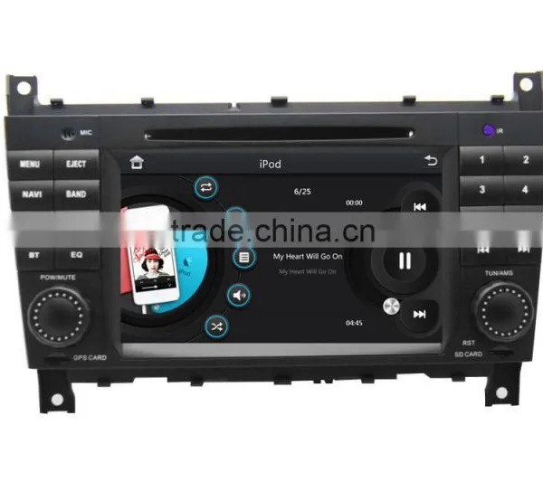 High Quality of 7inch Car Dvd Gps Player for Mercedes-Benz W203 2004-2007 With WINCE A8 System 3G WiFi OBDII DVR Function photo-6