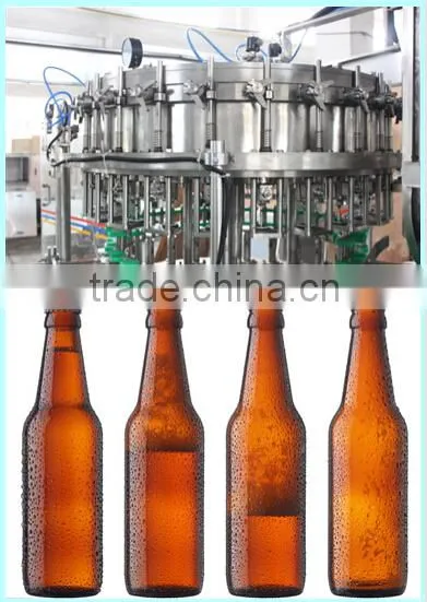 China Glass Beer Equipment for Sale/glass Beer Filler Manufacturers
