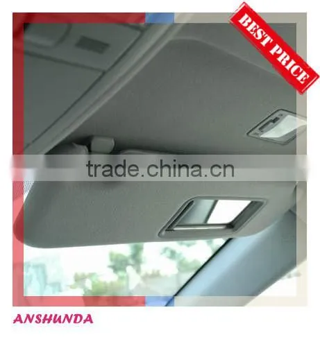 Sunvisor with makeup mirror