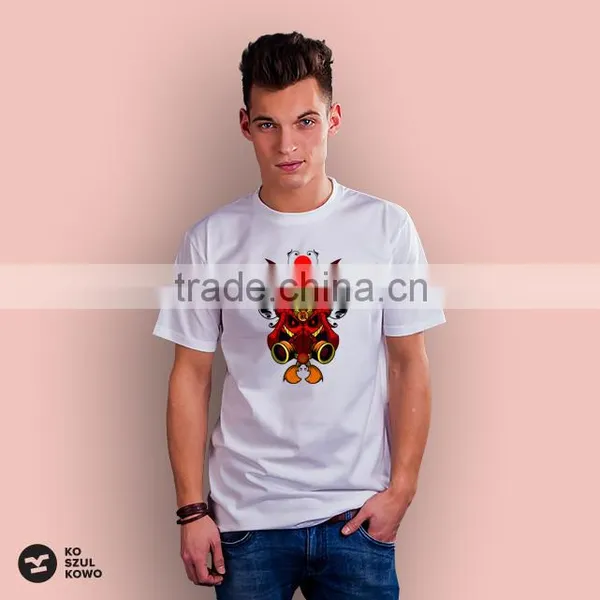 2016 Men T-shirt Male Design Printed Logo Slogan Screenprint Transfer DTG OEM Service