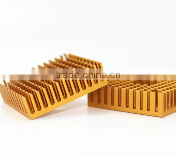 3D Printer Accessories 40 * 40 * 11 Fin Heat Faster Makerbot Mk7MK8 Extruder Universal Gold J407 photo-4