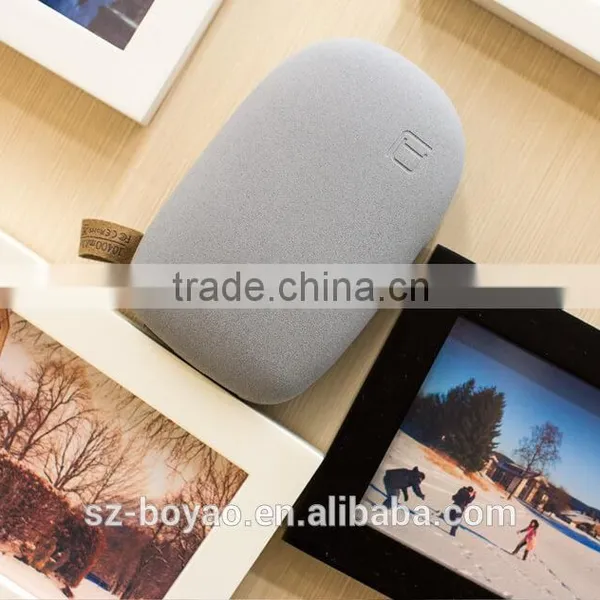 2016 New Design Universal Stone Mobile Charger Wholesale Power Bank 10400mah for IPhone photo-5