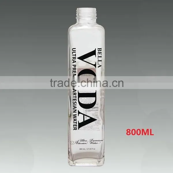 Hot Selling Boston Shape Liquor Bottles Fancy Frosted Beverage Bottle Spray Printing Bottles photo-4