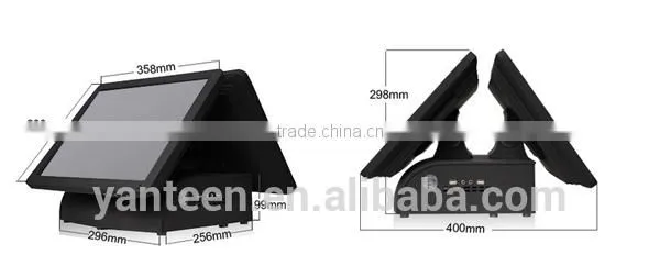 15inch Double Screen POS Touch Screen All in One for Retail POS System photo-5