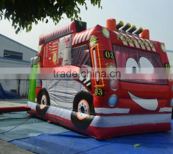 Hot Selling Popular and Cutely Car Combo Inflatable Slide Combo for Kids photo-4