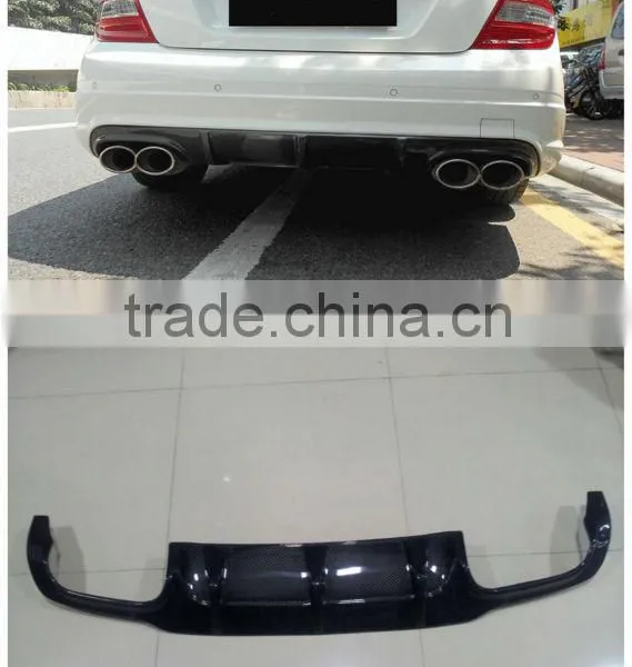 carbon fibre rear diffuser for Mercerdes Benz C-CLASS w204