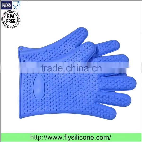 Best Quality Heat Resistant Silicone Kitchen Glove for Cooking photo-2