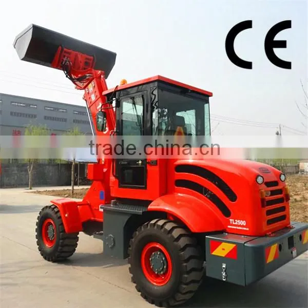80HP Chinese Wheel Loader TL2500 Tractor Front End Wheel Loader for Multi Use photo-4