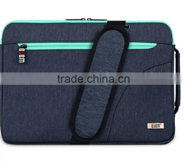 Fashionable 15 Inch BUBM Nylon BULE Laptop Shoulder Bags For Business photo-4